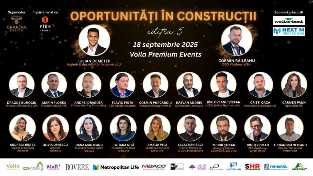 Conferinta Oportunitati in Constructii Editia 5